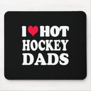 Tapis De Souris Fun Hockey I Love Hot Hockey Papa