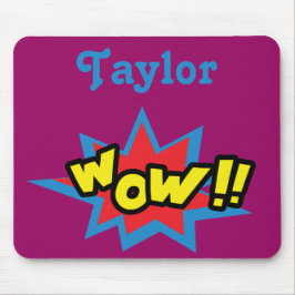 Tapis De Souris Fun Pop Art Wow