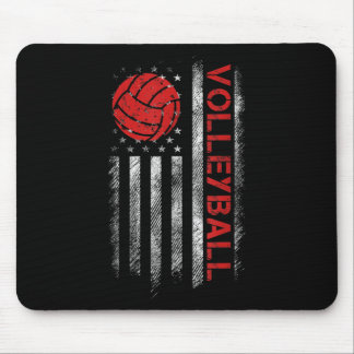 Tapis De Souris Fun Volleyball Design Pour Hommes Femmes USA Patri