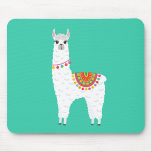 Tapis De Souris Funky Alpaca lamama drame animal mignon