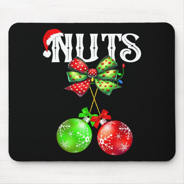 Tapis De Souris Funny Chest Nuts Chestnuts Matching Family Christm (Devant)