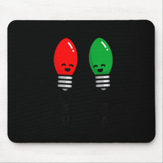 Tapis De Souris Funny Christmas Lights Pun Working Over Holidays_ 