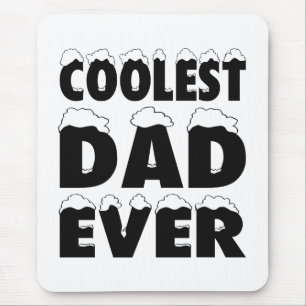 Tapis De Souris Funny Coolest Dad Ever Father's Day Mouse Pad