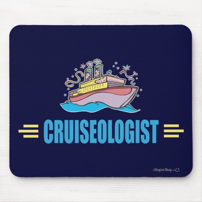 Tapis De Souris Funny Cruise Ship (Devant)