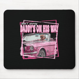 Tapis De Souris Funny Daddys Accueil Trump Pink 2024 Prenez l'Amér