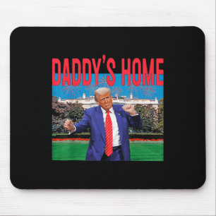 Tapis De Souris Funny Daddys Accueil Trump Pink 2024 Reprendre l'A