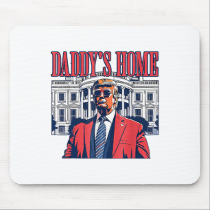 Tapis De Souris Funny Daddys Accueil Trump Pink 2024 Reprendre l'A