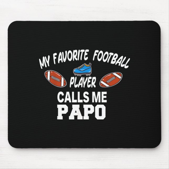 Tapis De Souris Funny Football Dad Pride Pa Fan Srts Family  (Devant)