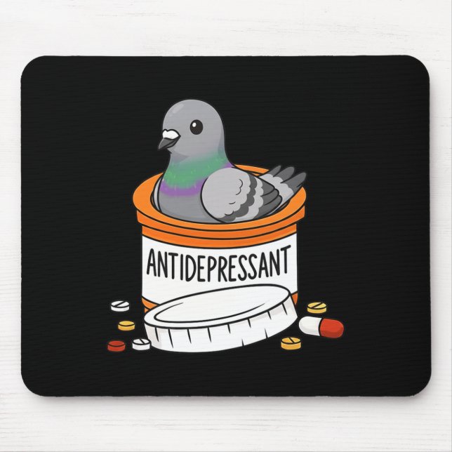 Tapis De Souris Funny Geon Anti Depressant Zoo Boys Girls Premium  (Devant)