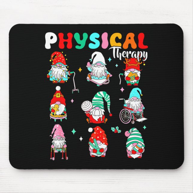 Tapis De Souris Funny Gnome Physical Therapy Pt Physical Therast C (Devant)