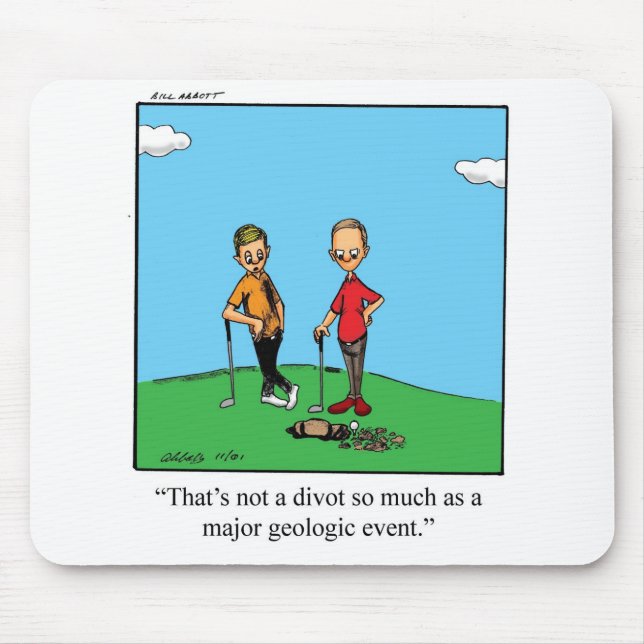 Tapis De Souris Funny Golf Humour Mousepad (Devant)