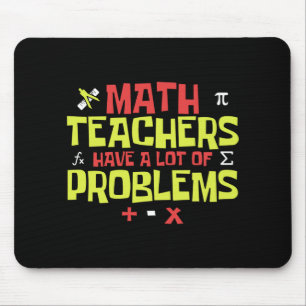 Tapis De Souris Funny Math Teacher   Math Joke   Custom Name