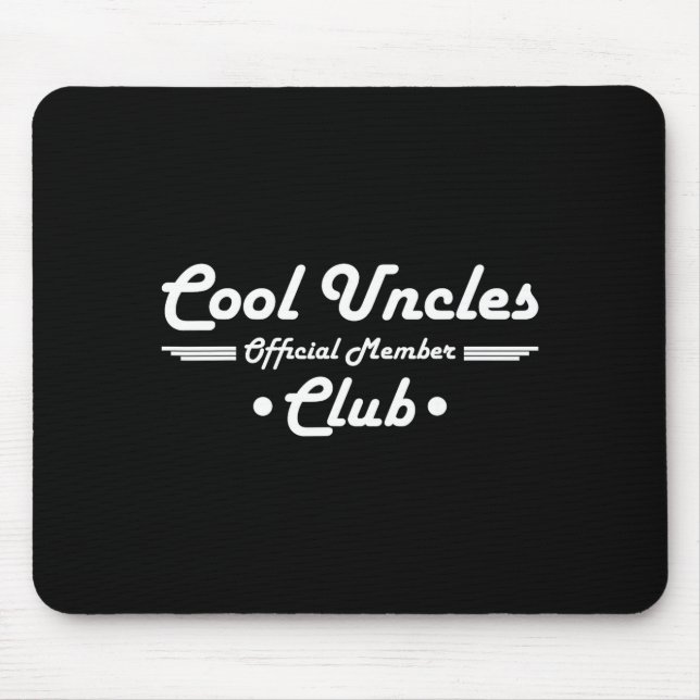 Tapis De Souris Funny New Uncle Pregnancy Announcement Cool Uncles (Devant)