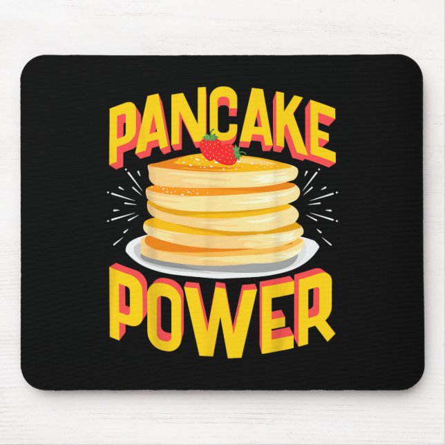 Tapis De Souris Funny Pancake Power (Devant)