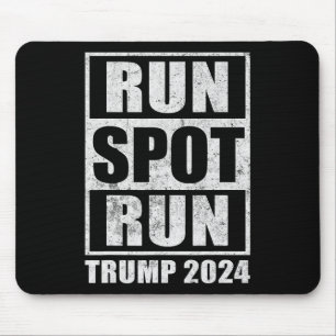 Tapis De Souris Funny Pro Trump 2024 Run Spot Run Trump Kamala Deb