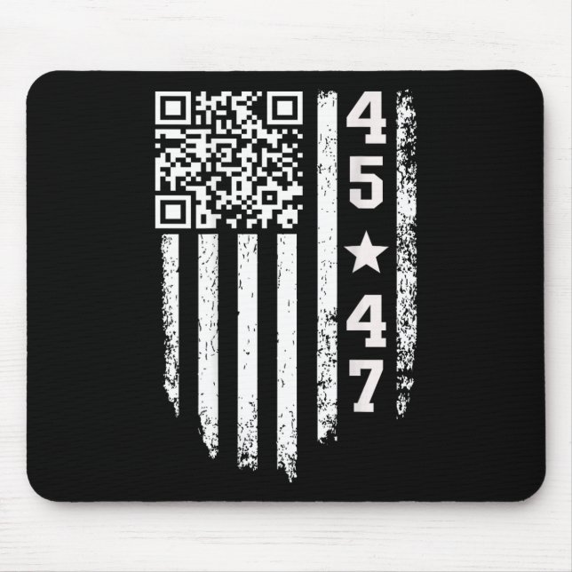 Tapis De Souris Funny Qr President Trump 4547 Trump Dancing Code (Devant)