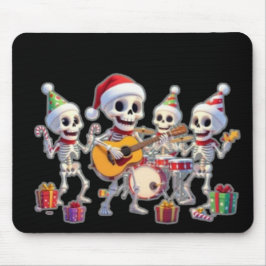 Tapis De Souris Funny Skeleton Band Christmas & New Year – 3D Cart
