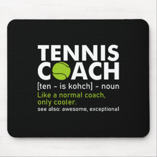 Tapis De Souris Funny Tennis Coach Définition Tennis Racket Player