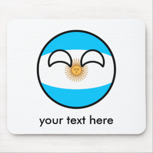 Tapis De Souris Funny Trending Geeky Argentine Countryball