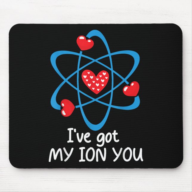 Tapis De Souris Funny Valentines Jour Professeur de sciences Ive J (Devant)
