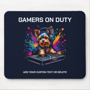 Tapis De Souris Funny Yorkshire Terrier Gaming Amoureux des animau