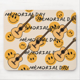 Tapis De Souris Funy jour du mémorial Mousse pad