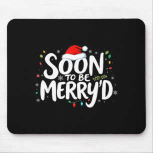 Tapis De Souris Futur Marié De Noël Engagé Fiancé Père Noël