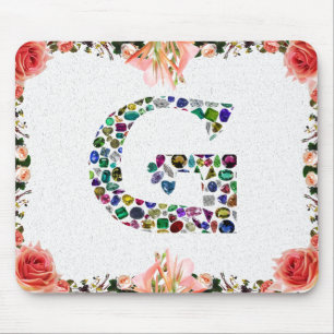 Tapis De Souris G Conception initiale de pierres gemmes
