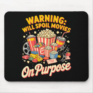 Tapis De Souris Gâcher films film cinéma nourriture nuit snack pop