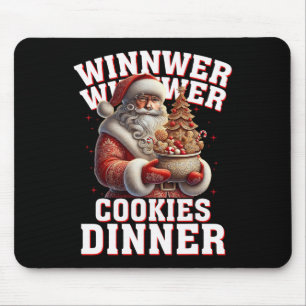 Tapis De Souris Gagnant Cookies Dîner Père Noël Funny Trump Chr