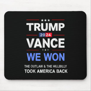 Tapis De Souris Gagnant Trump Vance Nous avons gagné America Keeps