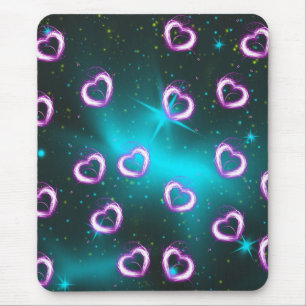 Tapis De Souris Galaxie de coeur