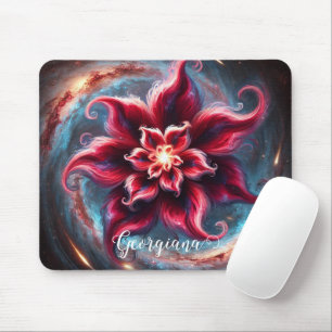Tapis De Souris Galaxie florale festive personnalisée