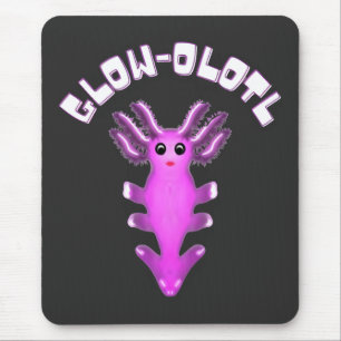 Tapis De Souris Galaxie Lumineuse Axolotl Art Numérique