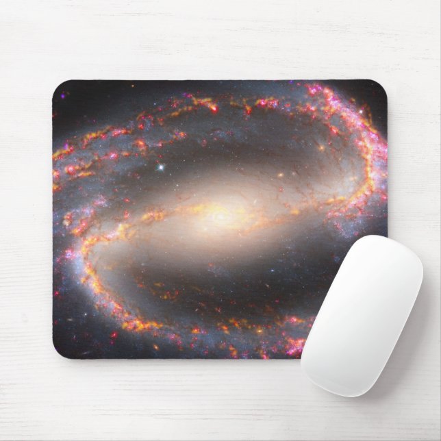 Tapis De Souris Galaxie Spirale Ngc 1300. (Avec souris)