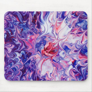 Tapis De Souris Galaxy Nebula Liquid Marble Acrylic Pour Mousepad