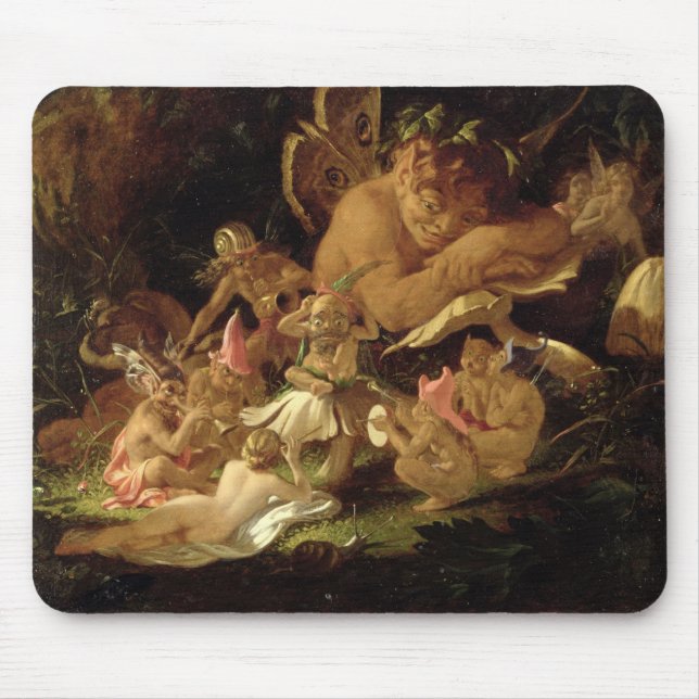 Tapis De Souris Galet et fées, 'de Dream d'une nuit d'été (Devant)
