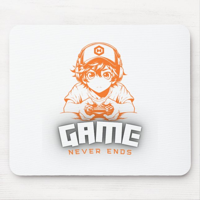 Tapis de souris Game Never Ends (Devant)