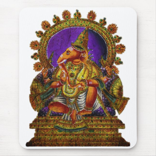 Tapis De Souris Ganesha Deva antique | faites votre propre arrière (Devant)