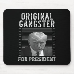 Tapis De Souris Gangster pour le président Donald Trump 2024 patri