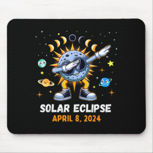 Tapis De Souris Garçon Éclipse Solaire Totale Dabbing Tout-Petit