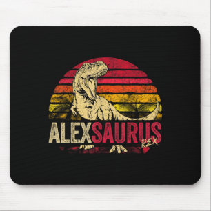 Tapis De Souris Garçons Drôles Alex Saurus Dinosaure Rex Nom