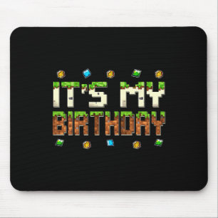 Tapis De Souris Garçons Enfants C'est Mon Anniversaire Vidéo Joueu