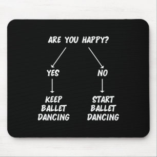 Tapis De Souris Garder Ballet Danse Danse Danse Danse Ballerina Ho