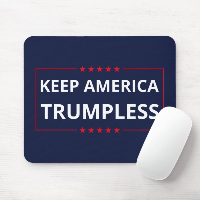Tapis De Souris Garder l'Amérique sans Trump VI (Avec souris)