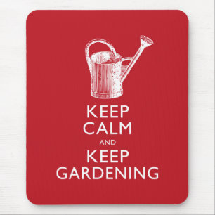 Tapis De Souris Garder le calme et garder le jardinage Gardener's 