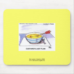 Tapis De Souris Gardes Dernier Flan Drôle Cartoon Cartoon Pad