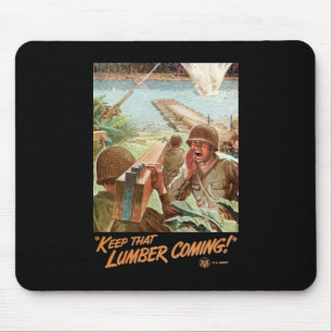 Tapis De Souris Gardez ce venir de bois de charpente