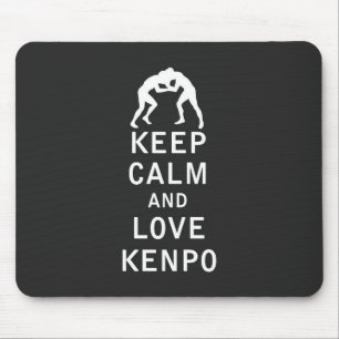 Tapis De Souris Gardez le calme et aimez Kenpo