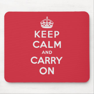 Tapis De Souris Gardez le calme et continuez